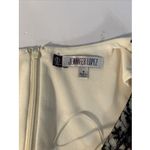 JLo Jennifer Lopez white and black lace dress size 8 Photo 3