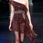 Saint Laurent Nwt  cherry print dress Photo 1