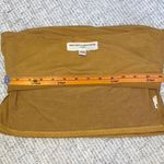 Urban Outfitters Mustard Suede Cropped Tube Top Photo 6