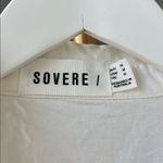 Sovere Momento White Long Sleeve Ruched Long Sleeve Shirt Dress Size Medium Photo 5