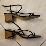 AQUA Sandals Black Size 7.5 Strappy Photo 0