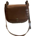 Vintage 1970's Leather Boho Saddle Handbag Photo 1