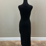 Elegant Black Sleeveless Dress with stomach cut out Size M Photo 4