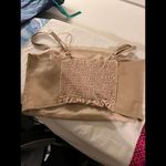 Kirious Faux Leather Cropped Top Photo 1