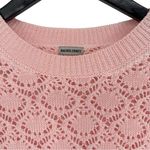 Rachel Comey Bassi Lightweight Open-Knit Pima Cotton Sweater Top XS Pastel Pink Photo 4