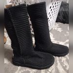 UGG  Classic Original Cochet Knit Boots Classic Cardy Women Tall Black Photo 0