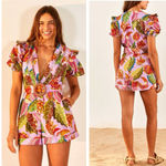 Farm Rio  Belted Romper Photo 1