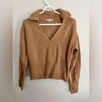 Reformation Beckie Cashmere Collared Sweater Pullover Long Sleeve Size Small Photo 2