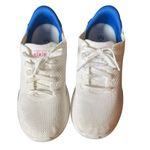 Kizik Unisex White Lima Sneakers Blue Size 9.5 Photo 2