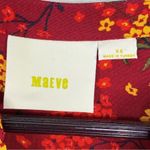 Maeve  by Anthropologie Floral Pintuck Pleat Shirt Red XS Photo 11