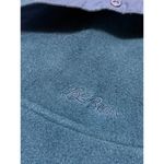 L.L.Bean  fleece royal blue 1/4 zip pullover Photo 2