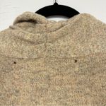 Anthropologie Tokyo Map Beige Wool Cardigan Sweater Womens M Boho Structured Photo 10