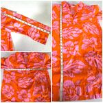 Sleepy Jones Aloha Jane Tunic Dress mini in Aloha Floral orange pink Sz XS Photo 12