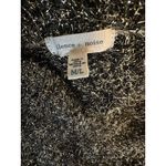 Silence + Noise Women's Gold SilverMetallic Foil Fuzzy Sweater, , Sz: M-L (b29) Photo 4