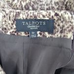 Talbots Faux Fur Animal Print Pencil Skirt Lined Back Zip Size Petite 6 Photo 3