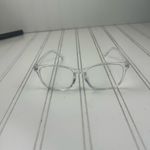 Clear Transparent Frame Eyeglasses – Unisex Lightweight Fashion Glasses Silver Photo 1