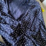 Capulet  Blue  and White Polka Dot Bodysuit Photo 7