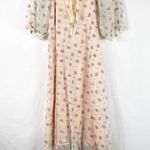 Capulet Izzy Midi Dress Sheer in Rosebud NWT - M Photo 1