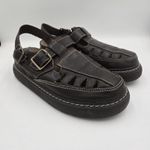 No Boundaries VTG  10 Haley Chunky Sandals Brown Leather Platform 90s Y2K Grunge Photo 11