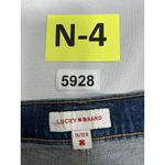 Lucky Brand Womans Blue Jeans 14/32R Boot Easy Ride Frayed Photo 2