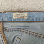 Levi's  501 Cut Off Shorts Premium Women's 32 100% Cotton Rigid Denim Light Jeans Photo 3