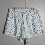 Hollister Women Elastic Waist Sleep Pajama Shorts White Floral size S Photo 1