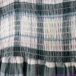 Madewell NEW  Lucie Elbow-Sleeve Smocked Mini Dress in Lebaum‎ Plaid, XS Photo 16