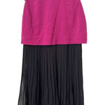 Banana Republic  Pleated Cap Sleeve‎ Midi Dress Sz4 Photo 0
