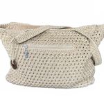 The Sak Crochet Beige Shoulder Bag Photo 1