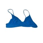 Old Navy ✨ Textured Bralette Swim Blue Sz Large Top✨ Photo 3