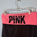 vintage victoria’s secret PINK capris with sequins logo on back size medium Photo 3