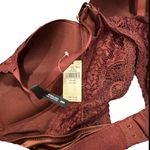 Aerie Real Power Wireless Push Up Paisley Lace Bra - Royal Berry Photo 6