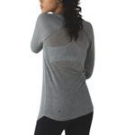 Lululemon Sunshine Coast Long Sleeve Heathered Medium Grey Size 4 Photo 4