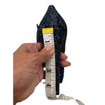 Miu Miu Blue Suede Glitter Accent Peep toe platform heels Size: 38.5 NWOT/box Photo 9