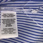 Vineyard Vines Blue White Pinstripe 3/4 Sleeve Dress - Women's size 2 Photo 9