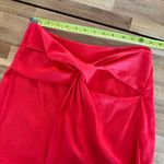 ZARA Red Asymmetrical Wrap Mini Skirt XS Photo 2
