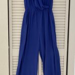 Parker Sleeveless faux wrap sleeveless silk Jumpsuit. Photo 0