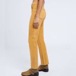 RE/DONE  70s Stovepipe Jeans, Straight Leg, Washed Mustard, Size 32 Photo 1