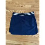 Athleta  Skirt Skort Size 14 Sonara Navy Stripe Style 489466 Poly Spandex Photo 4