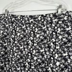 Tranquility by Colorado Clothing Skort Ditzy Floral Black White Pull On Size XXL Photo 5