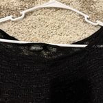 Bershka  Shredded Cropped Bell Sleeve Sweater Black Photo 4