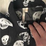 Last Kiss  Black and White Skull Blouse Photo 3