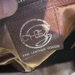 Chez Women's Fine Leather Snakeskin Embossed Crossbody Bag Brown Beige One Size Photo 7