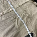 Classiques Entier  Womens 100% Linen Tunic Top Size M Beige Oversized Lagenlook Photo 2