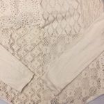 Free People  sheer crochet back long sleeve shirt Photo 6