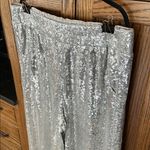 Lane Bryant Lane Bryant Pull-On Sequin Wide Leg Pants Sparkly Holiday Festive plus size 18 Photo 3