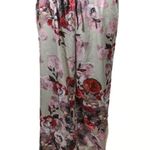 Vintage Y2K Gilligan & O’Malley Floral Silky Pajama Set Womens Med Purple Photo 7