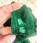 None Vintage 60's Deep Emerald Velvet Empire Waist Dress Photo 11