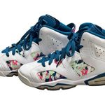 Jordan 6 Retro White Laser Fuchsia Green Abyss EUC Photo 3