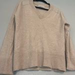 Revolve WEEKEND STORIES  RECYCLE CASHMERE TUNIC LONG SLEEVE SWEATER TAN #16 Photo 3